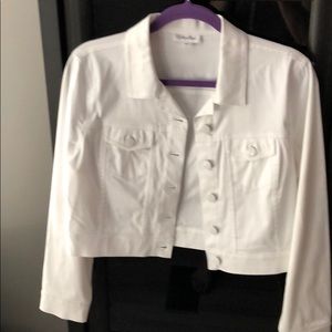 Calvin Klein short white jacket